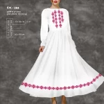 Плаття жіноче з рукавами ПЖ-233 (довге, кльош)