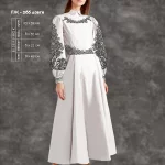 Плаття жіноче з рукавами ПЖ-266 (довге)