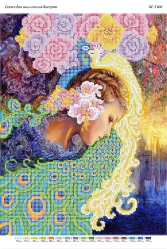 Дівчина з павичами