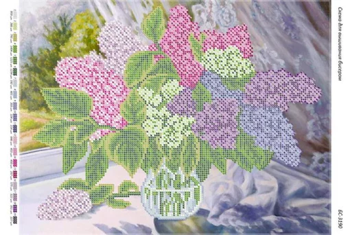 Натюрморт з бузком 