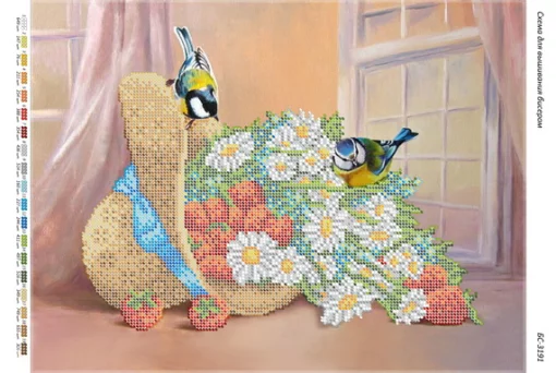 Капелюшок з квітами 