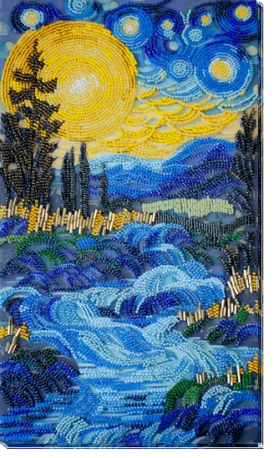 Набір для вишивки бісером "Там, за водограєм" 