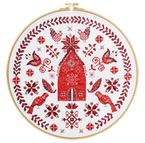 Набір для вишивки хрестиком "Затишно" 