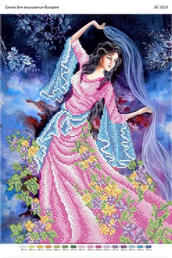 Казкова дівчина в квіточках 