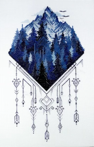 Набір для вишивки хрестиком &quot;Срібна земля&quot;