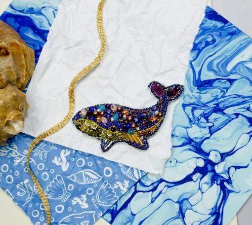 Набір для створення прикраси &quot;Синій кит&quot; 