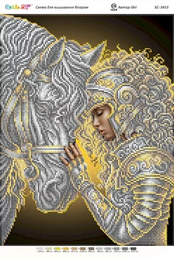 Дівчина з конем-2, БС-3453