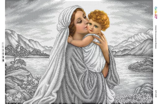 Мадонна з немовлям (срібло), БСР-2139