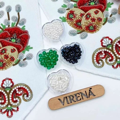 Бант на кошик, БК-091 (з намистинами)