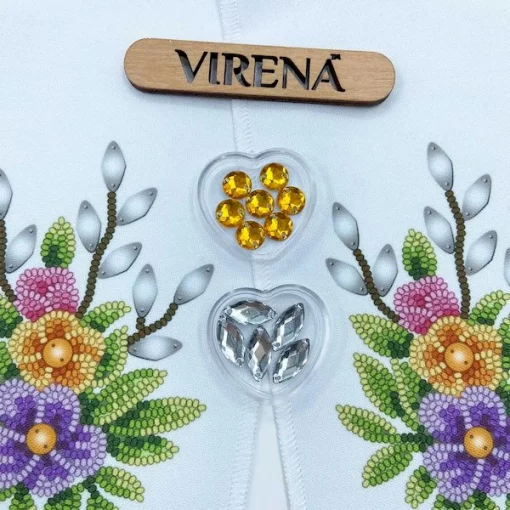 Бант на кошик, БК-097 (з намистинами)