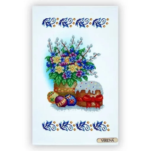 Великодній рушничок, РКВ-083 (з намистинами в комплекті)