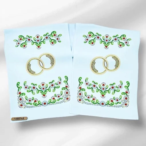 Рушник великий, РВВ-045 (з намистинами) 