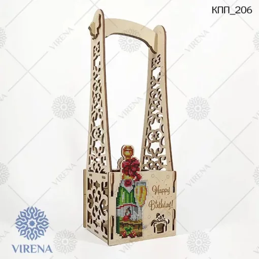 Коробка подарункова для пляшки КПП_206