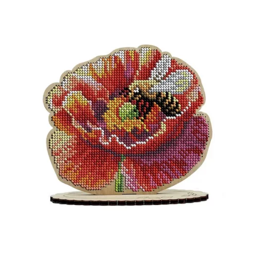 Фігурка інтер'єрна з серії &quot;Квіти України -мак&quot; ФІН-116