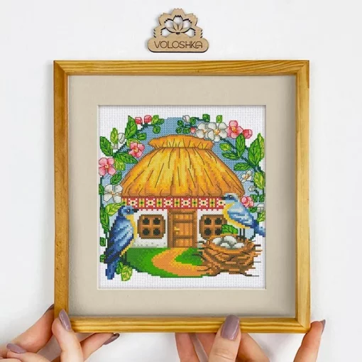 Набір для вишивки хрестиком &quot;Українська хатинка. Березень&quot;, VC-003