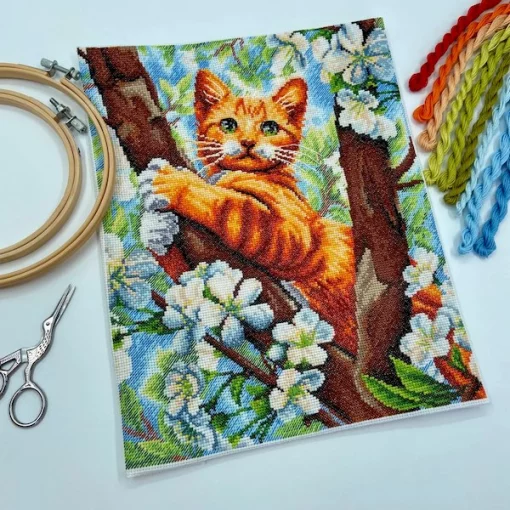 Набір для вишивки хрестиком &quot;Котик&quot;, VC-013