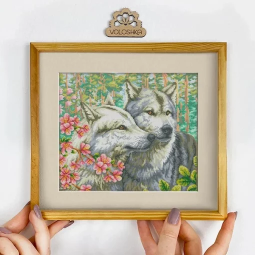 Набір для вишивки хрестиком "Вовки", VC-014