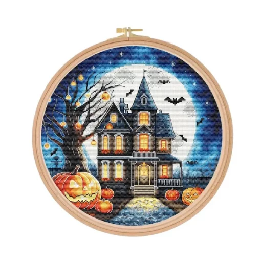 Набір для вишивки хрестиком, &quot;Ніч на Гелловін&quot; VC-044