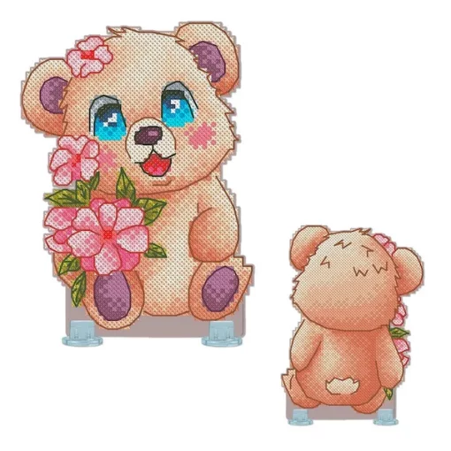 Набір для вишивки на пластиковій канві &quot;Ведмедик&quot; VPC_065
