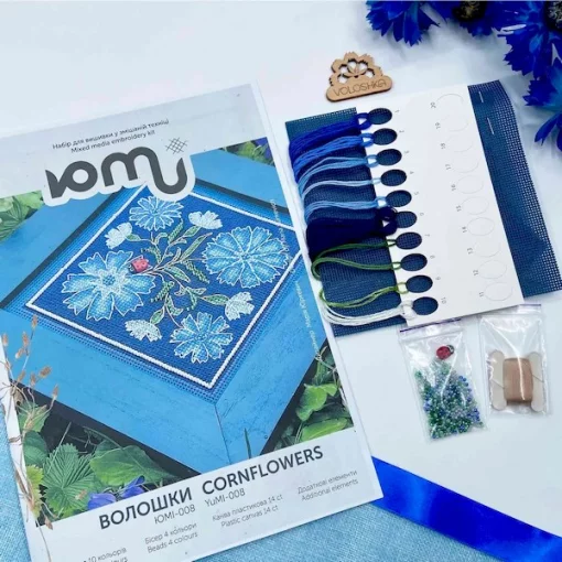 Картина на пластику &quot;Волошки&quot; YuMI_008