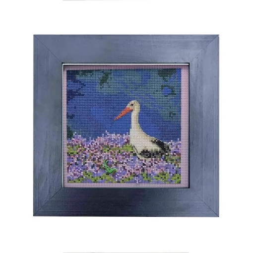 Картина на пластику &quot;Лелека в лаванді&quot; YuMI_046