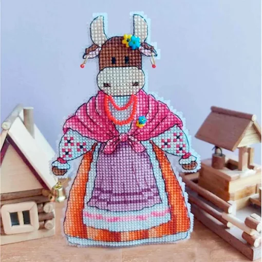 Фігурка на пластику "Корівка Мілка" YuMI_020