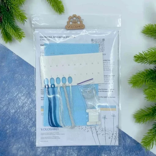 Фігурка на пластику "Сніжинка" YuMI_024