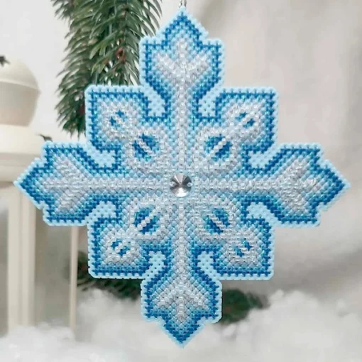 Фігурка на пластику "Сніжинка" YuMI_024