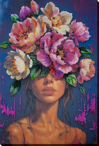 Набір для вишивки бісером "Квітни думками", АВ-958