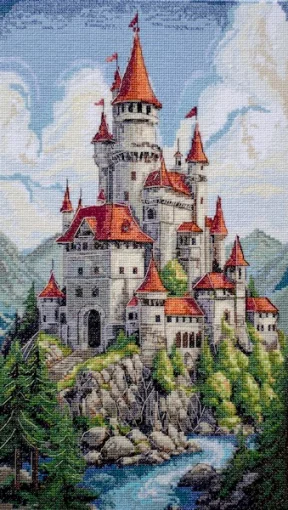 Набір для вишивки хрестиком &quot;Поміж хмарами&quot;, АН-274