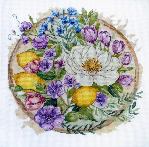 Набір для вишивки хрестиком "Квіткова мить", АН-287