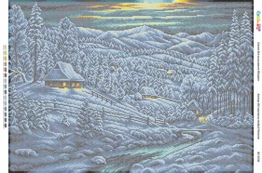 Зимовий пейзаж-4, БС-2136