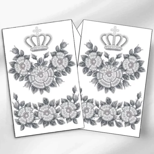 Рушник малий, РВМ-050 (з намистинами)