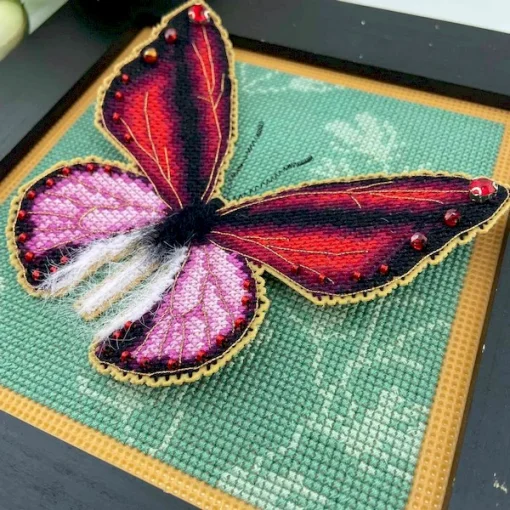 Картина на пластику "Синій метелик" YuMI_053