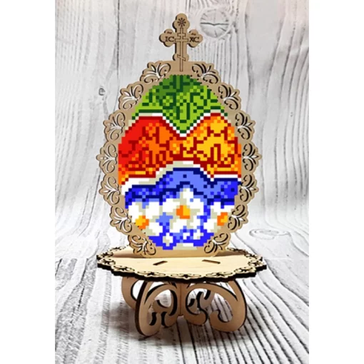 Писанка для вишивки бісером &quot;Акварельна&quot; (51033)