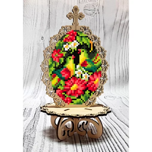 Писанка для вишивки бісером &quot;Птахи&quot; (51035)