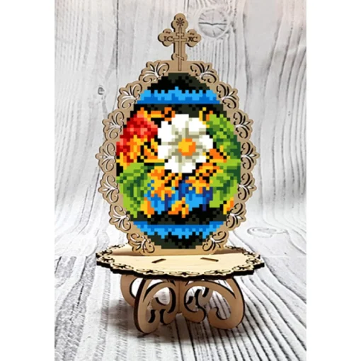 Писанка для вишивки бісером "Ромашки" (51037)