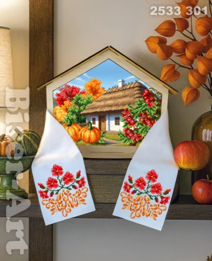 Будиночок + рушник під вишивку (2533301)