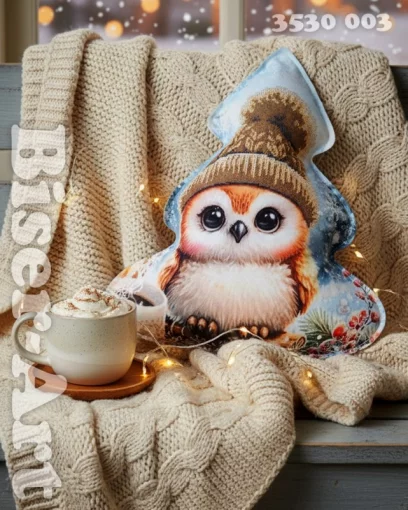 Декоративна подушка-ялинка під вишивку (3530003)