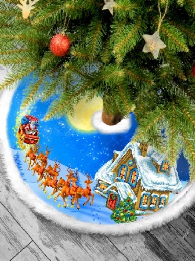 Спідниця під ялинку для вишивки бісером (нитками) (6060023)