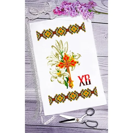 Рушник пасхальний для вишивки бісером (092)