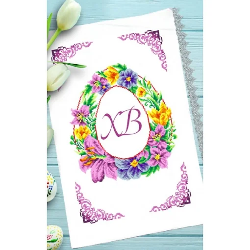 Рушник пасхальний для вишивки бісером (159)