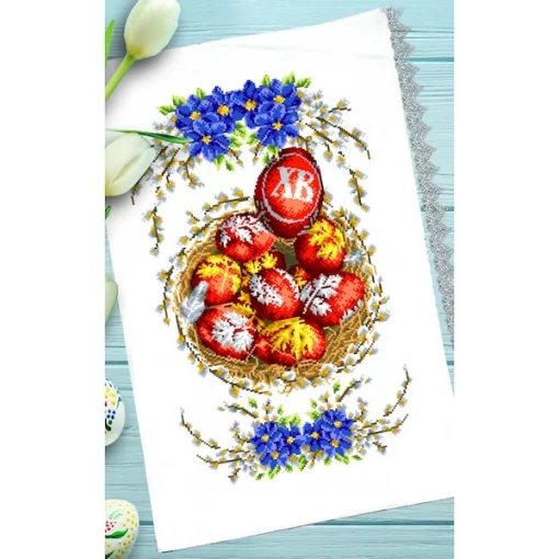 Рушник пасхальний для вишивки бісером (166)