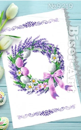 Рушник пасхальний для вишивки бісером (219)