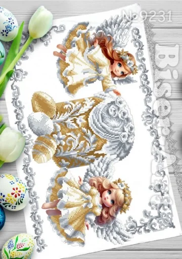 Рушник пасхальний для вишивки бісером (231)