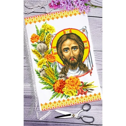 Спасівський рушник для вишивки бісером, арт. 117