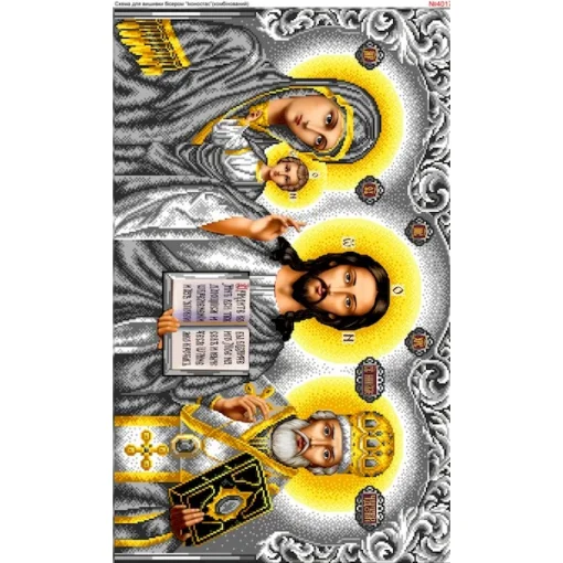 Схема вишивки бісером Іконостас (4017)