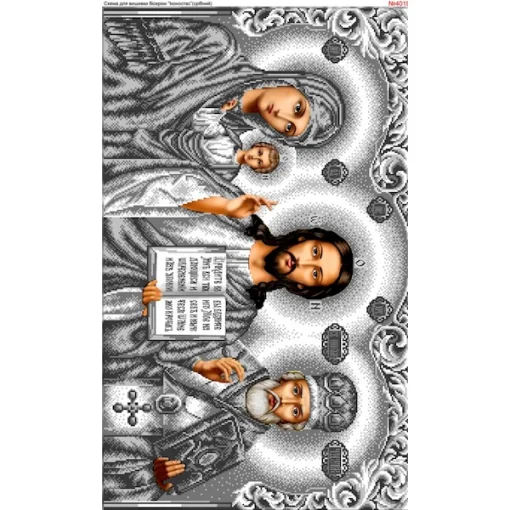 Схема вишивки бісером Іконостас (4019)