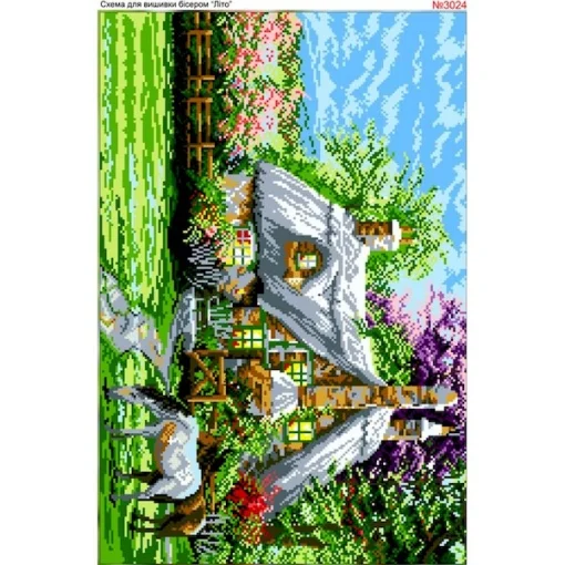 Схема для вишивки бісером  &laquo;Будинок&raquo; (3024)