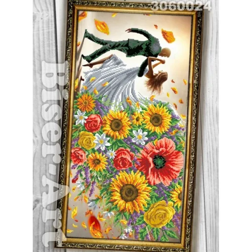 Схема вишивки бісером Літній танок (3060024)